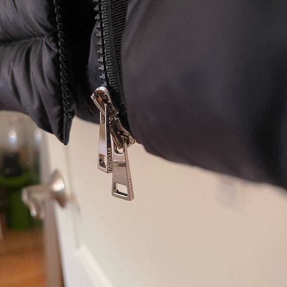 Moncler Navy Down Berlin Coat 2=M - Picture 8 of 10